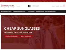Tablet Screenshot of glassesonspec.co.uk